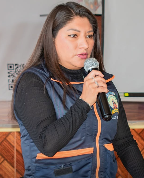 Mg. Karina Alfaro Campos, directora ejecutiva de la DISA Virgen de Cocharcas